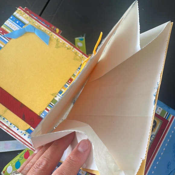 Happy birthday paper bag premade scrapbook brand new just made - Picture 9 of 9